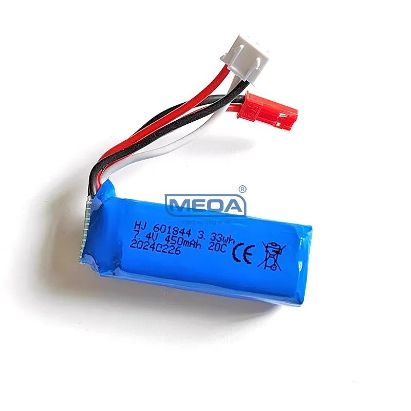 7.4V 20C 450mah Battery for RC Car Mini-Q k969 K979 K989 K999