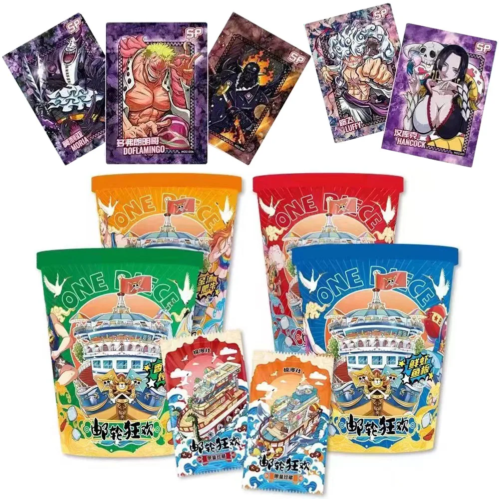 

Anime Games One Piece Card Random colors Cruise Carnival Series Game Family Funny Entertainment Board Game card Gift Box