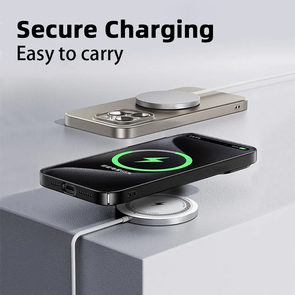 20W Wireless Fast Charger For iPhone 15 14 13 12 11 Pro Max Mini X XR USB Type C Magnetic Charging For Xiaomi Phone Accessories