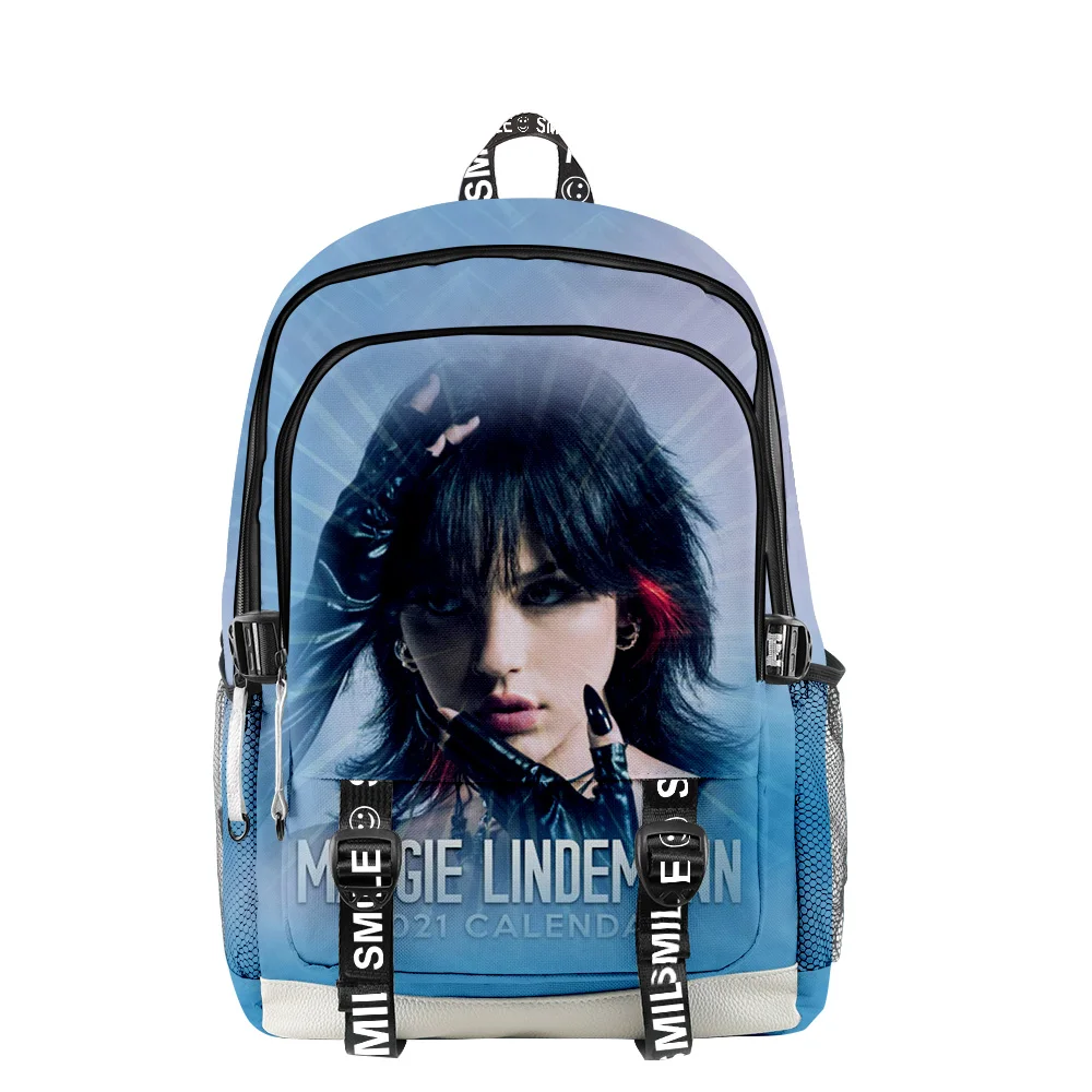 

Maggie Lindemann Merch 2023 New Zipper Backpack School Bag Unique Daypack Traval Bag Oxford Cloth