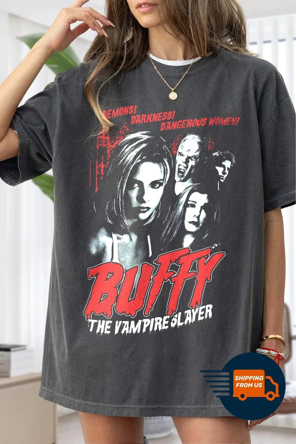 Buffy The Vampire Slayer Shirt Horror Movie Tee Sunnydale Razorback Sweatshirt Dingoes At My Baby Buffy Shirt Buffy