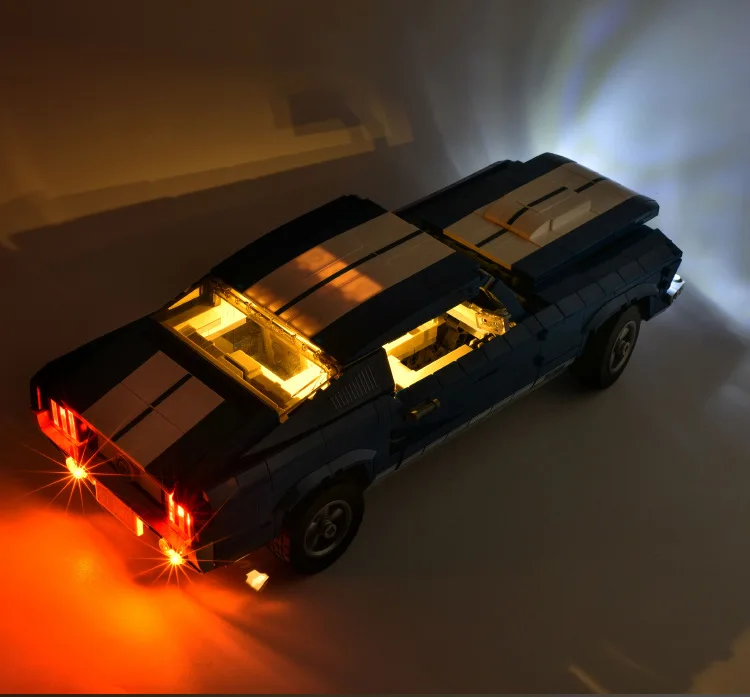 

LED Light Set For 10265 Ford Mustang High-Tech Car 21047 With Battery Box Building Blocks (NOT Include The Model Bricks)