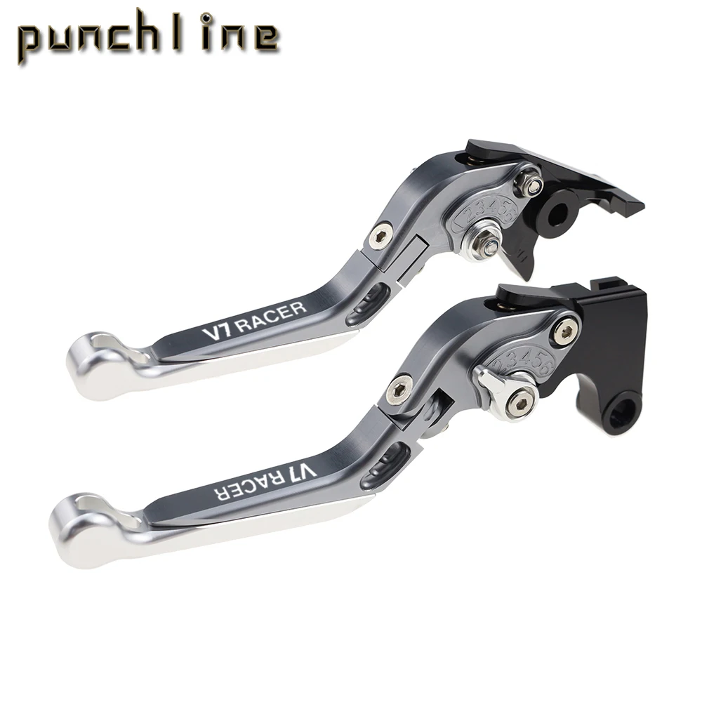 Fit For V7 Racer 2011-2017 Folding Extendable Brake Clutch Levers Motorcycle CNC Accessories Parts Adjustable Handle Set