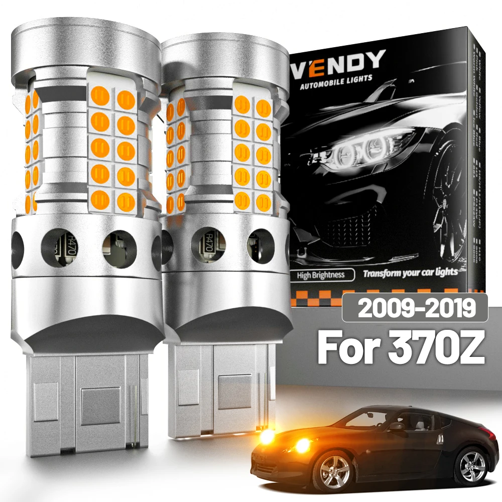 

2 шт. светодиодных указателей поворота для Nissan 370Z Z34 2009-2019, поворотные фонари 2010 2011 2012 2013 2014 2015 2016 2017 2018, аксессуары