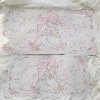 Ins風原創設計女孩滑鼠墊 防水防滑 學生宿舍餐桌墊 可愛辦公學習鍵盤墊 12 最佳銷售 可愛滑鼠墊 - №2