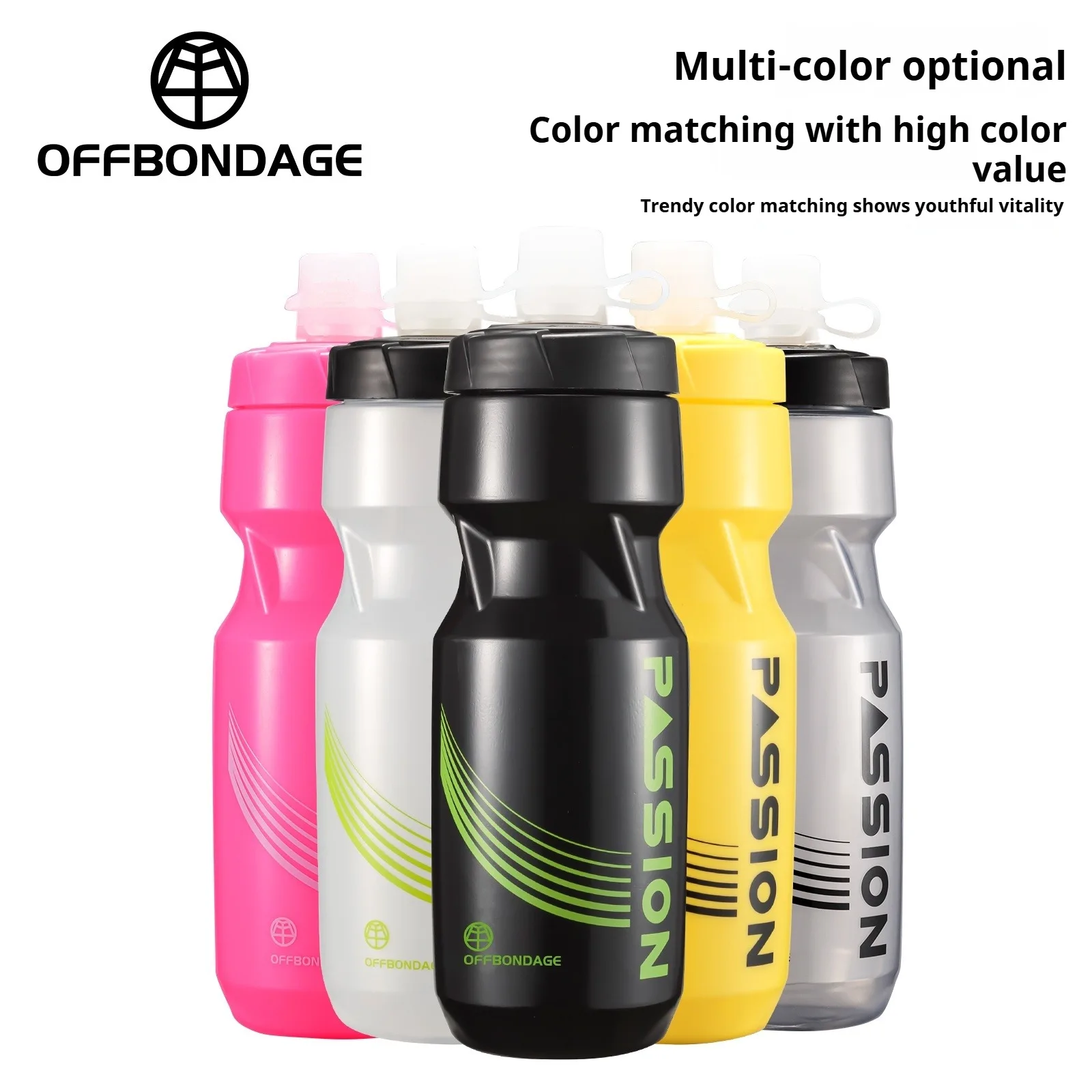 OFFBONDAGE 710 ml Fahrradflasche MTB Rennrad Wasserflasche Outdoor Sport Kunststoff Tragbar Große Kapazität Getränk Radfahren