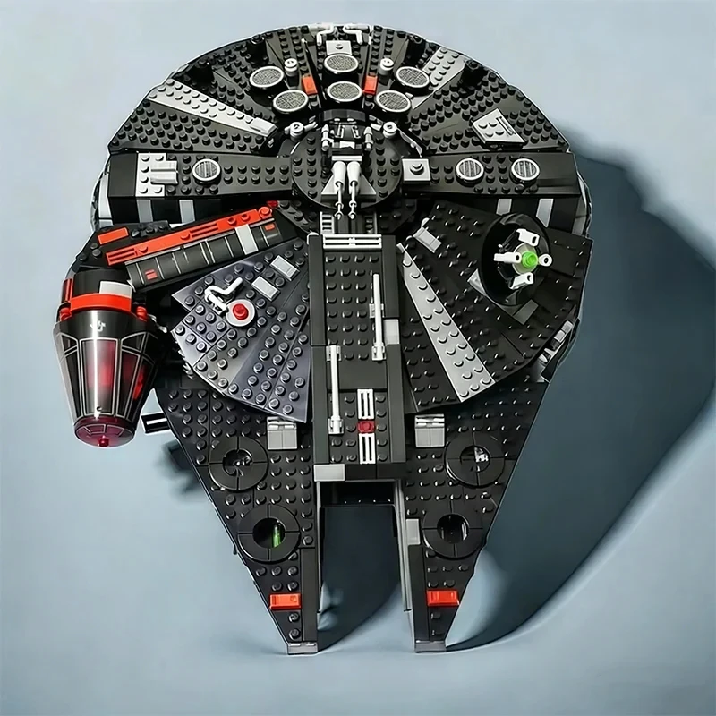 2026 New Technical 1579PCS Spaceship Stars Fighter The Dark Falcon Building Blocks Model Assemble Bricks Toys Gift
