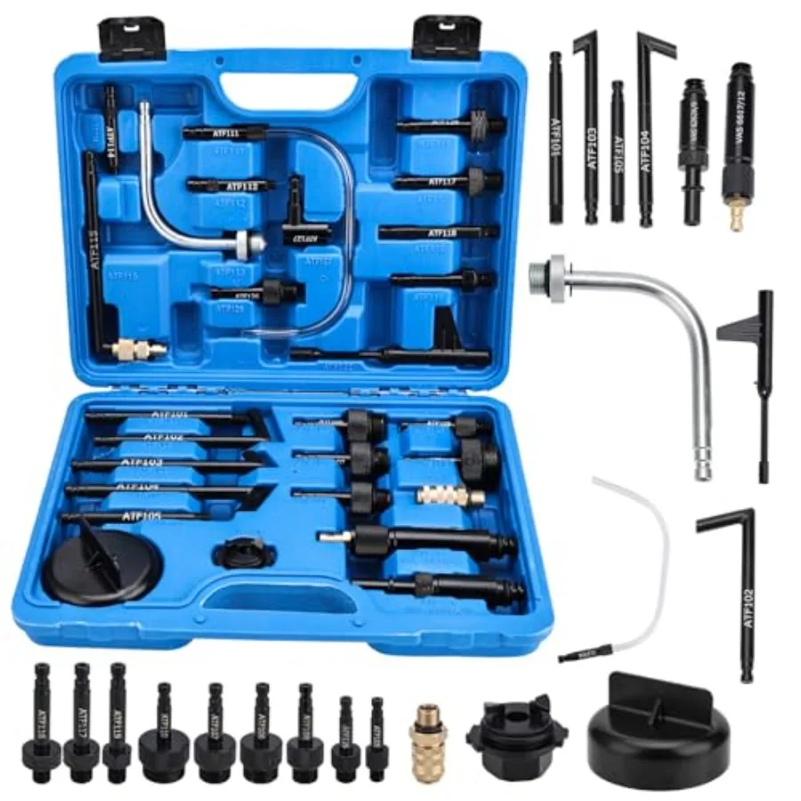 

27PCS Transmission Fluid Filling Adapter Automatic Transmission Fluid Compatible with Nissan VW Audi BMW Benz CVT