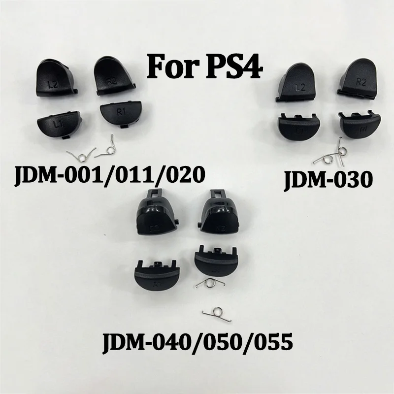 1SET L1 R1 L2 R2 Trigger Buttons Gamepad Button JDM 001 011 020 030 040 050 055 Repair Parts For PS4 Controller with Spring