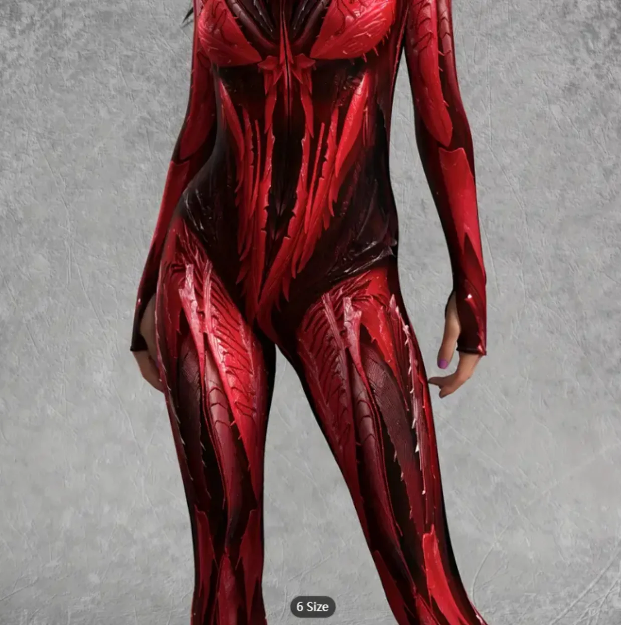 Halloween-Karneval-Party-Shows Cosplay-Bodysuit-Kostüm Dehnbarer Damen-Zentai-Outfit Farbig Diamantbedruckter Tech-Jumpsuit 2026 – Detail 29