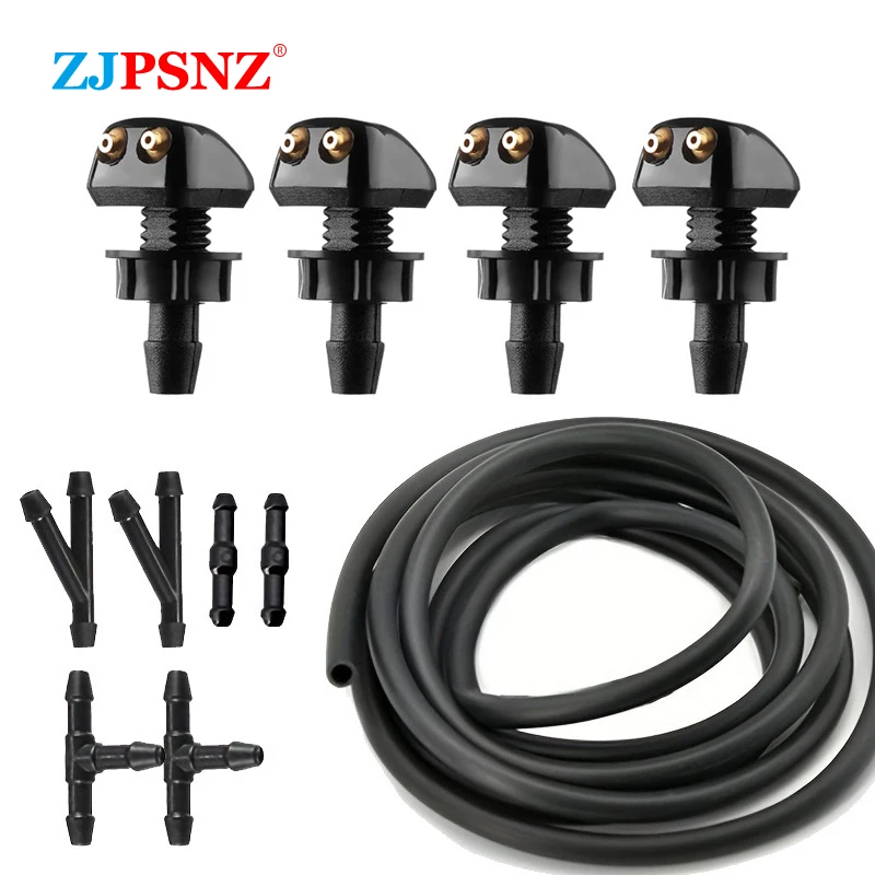 Windshield Wiper Tube T Y Straight Type Splitter Windshield Washer Hose Connector Automotive For Car Wiper Blade Pipe Windshield