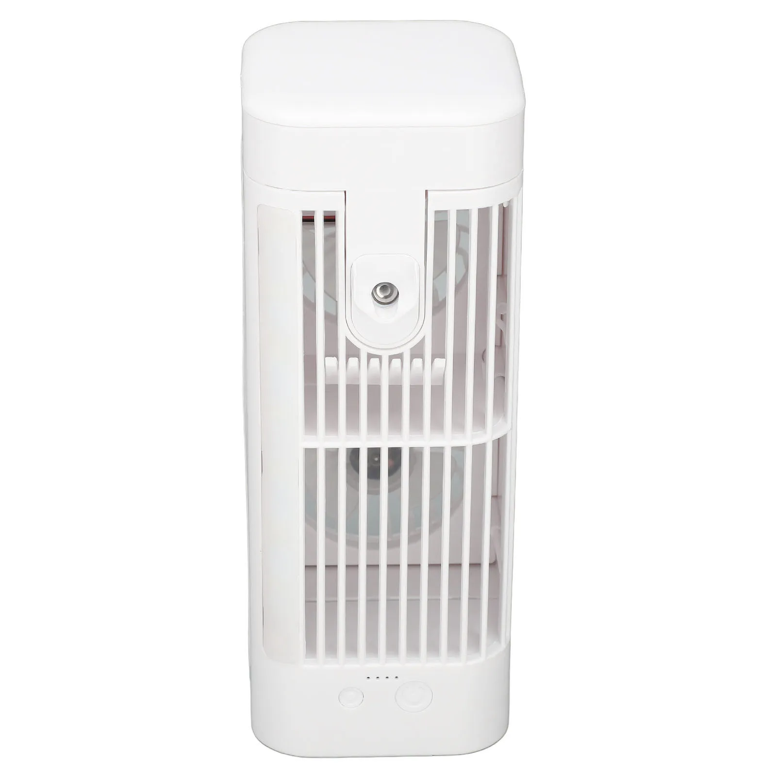 가벼운 USB 플러그가 있는 휴대용 에어컨 3단 듀얼 팬 120mL 대형 물 탱크가 있는 휴대용 미니 공기 냉각기