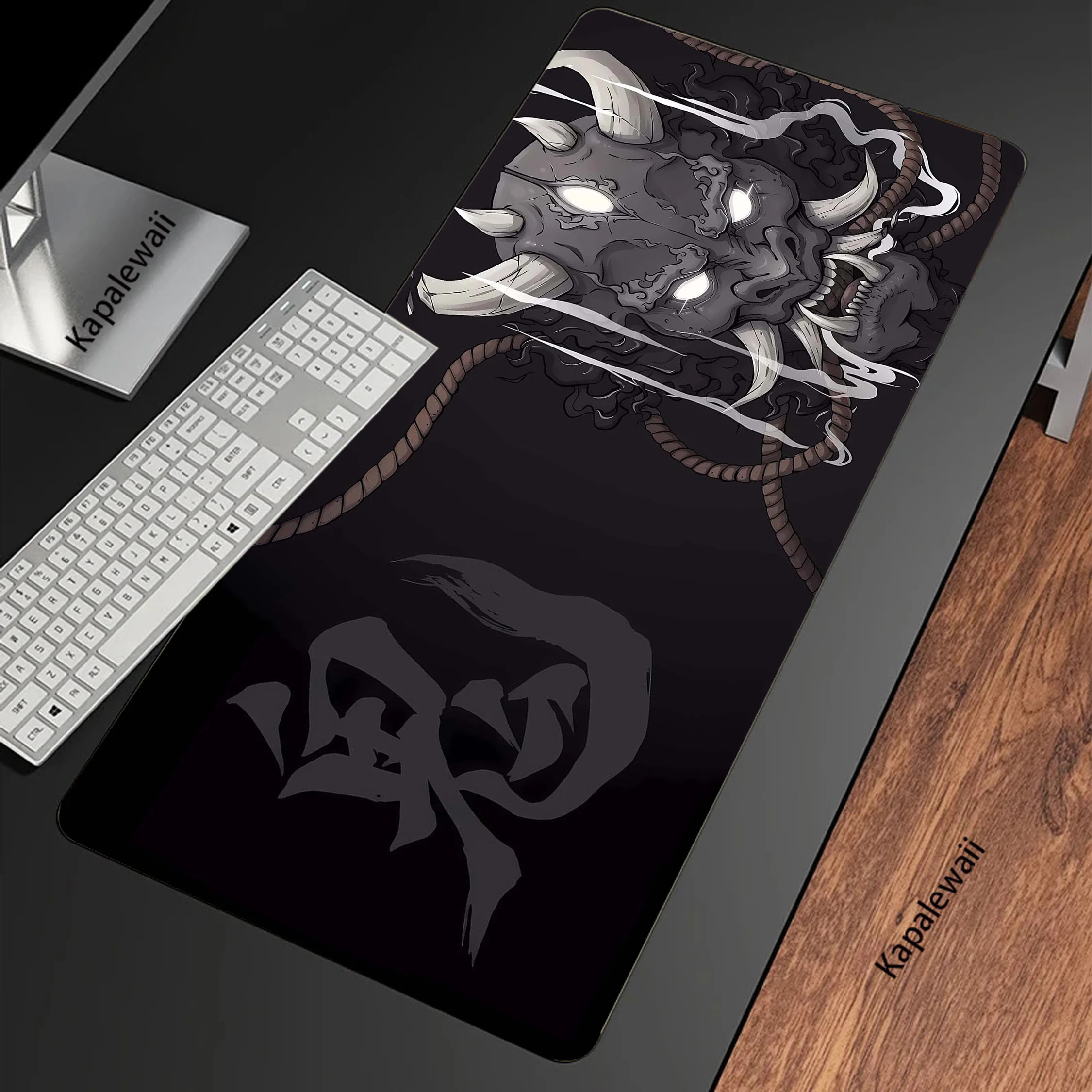 

Anime Oni Mousepad Gaming Speed Keyboard Pads Office Samll Mouse Pad Rubber Anti-slip Carpet Locked Edge Mouse Mat XXL 900x400mm