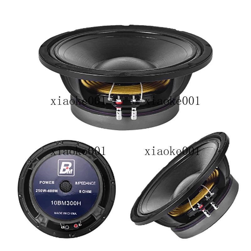 10 Inch 12 Inch Woofer Speakers 500W 400W High Power KTV Stage Loudspeakers 8 Ohm 75 Core 170 Magnet Audio Speaker