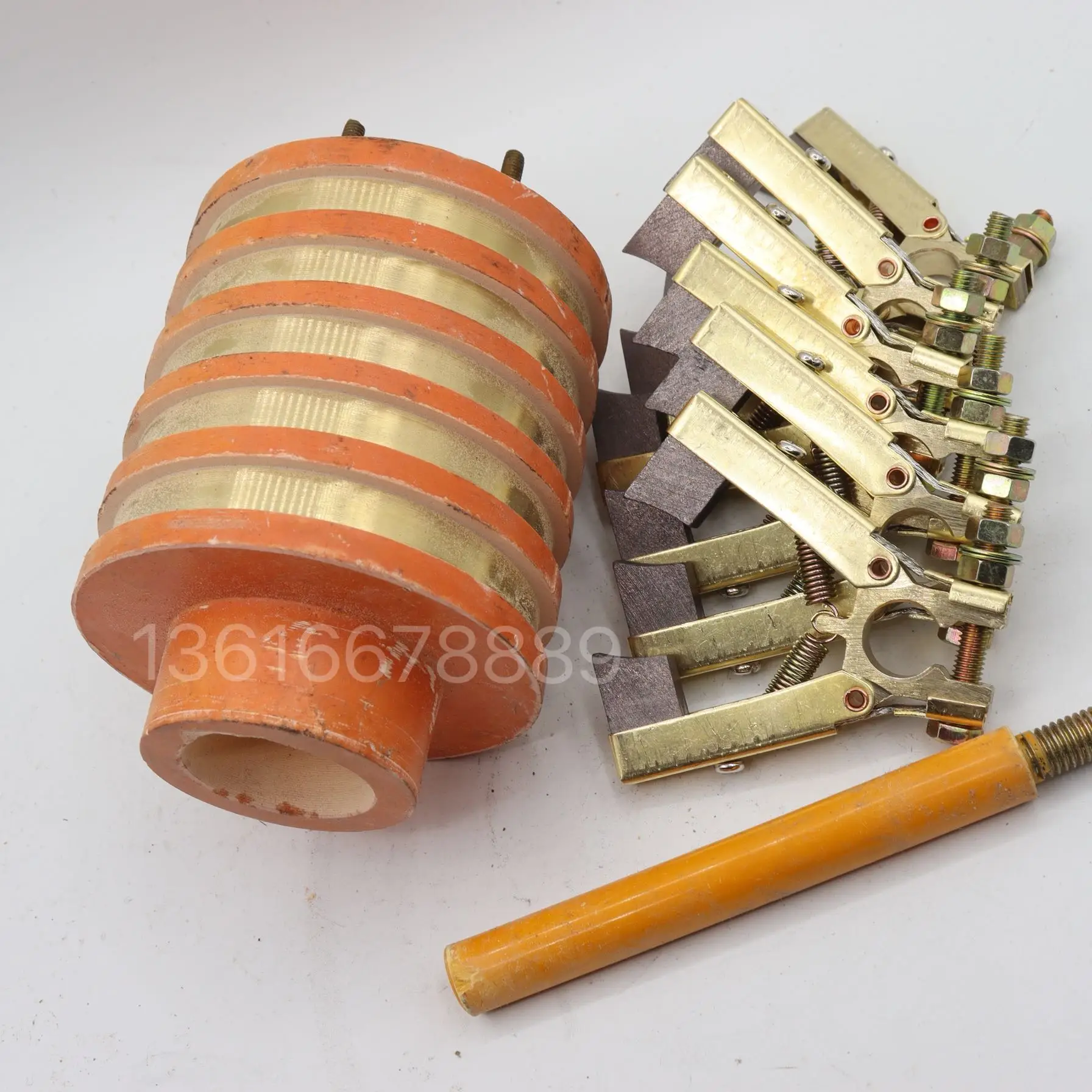 5-way Collector Ring Copper Ring Slip Ring Inner Diameter 25 Outer Diameter 77 High 98