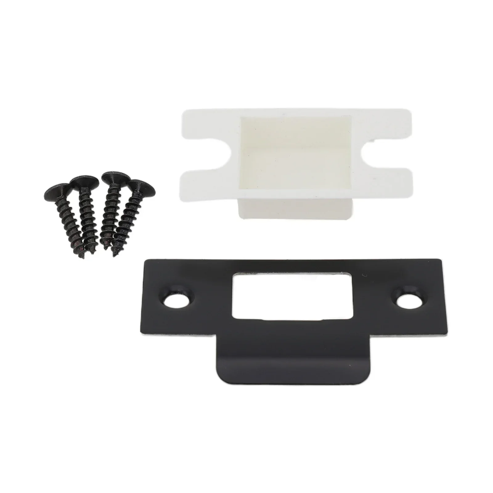 Door Reinforcement Plate With Screws Garage Deadbolt Cover Deadbolt Cover Plate Lock Tongue Buckle Furniture Hardware Accessory