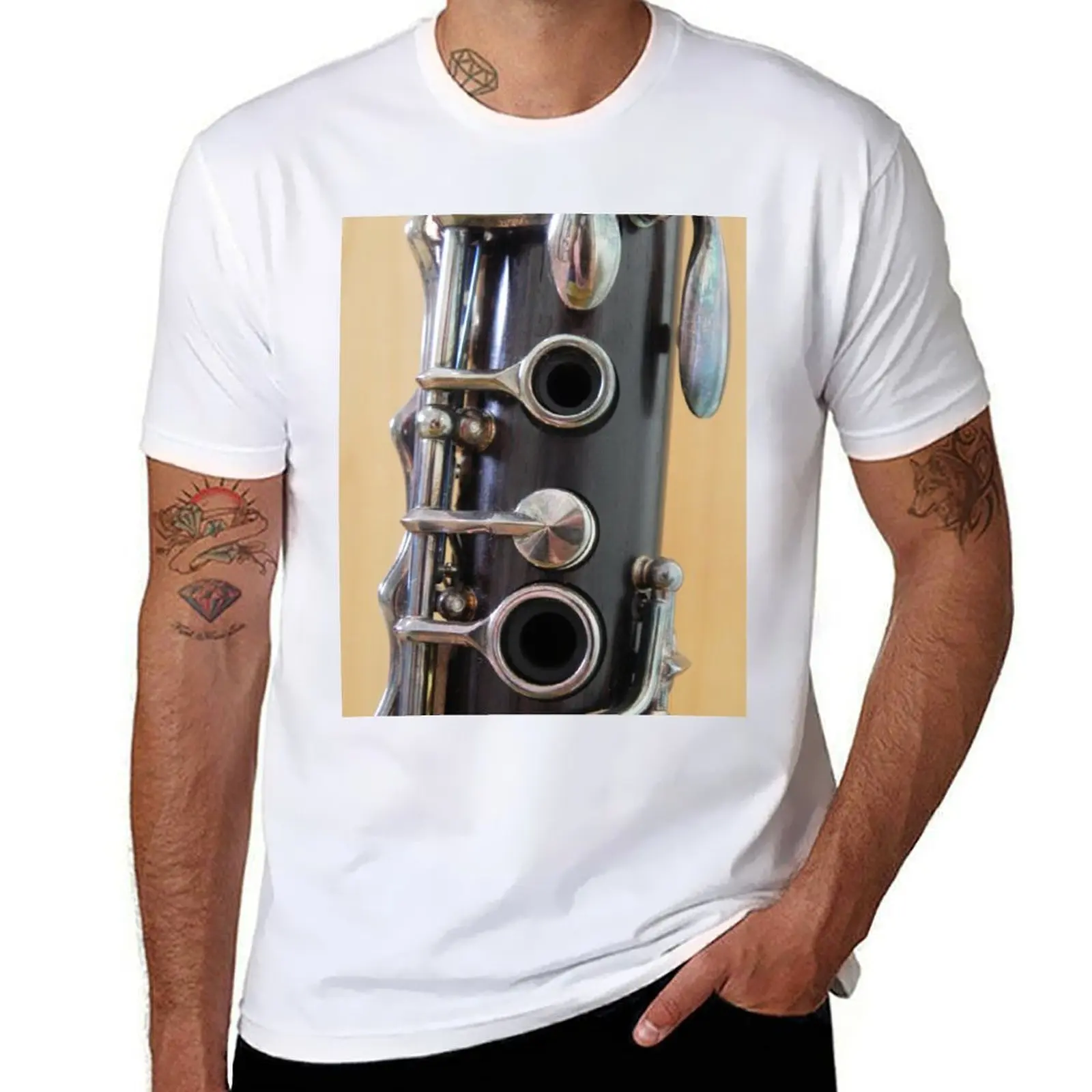 

Clarinet T-Shirt mens graphic t shirts anime t shirts for man T-Shirt