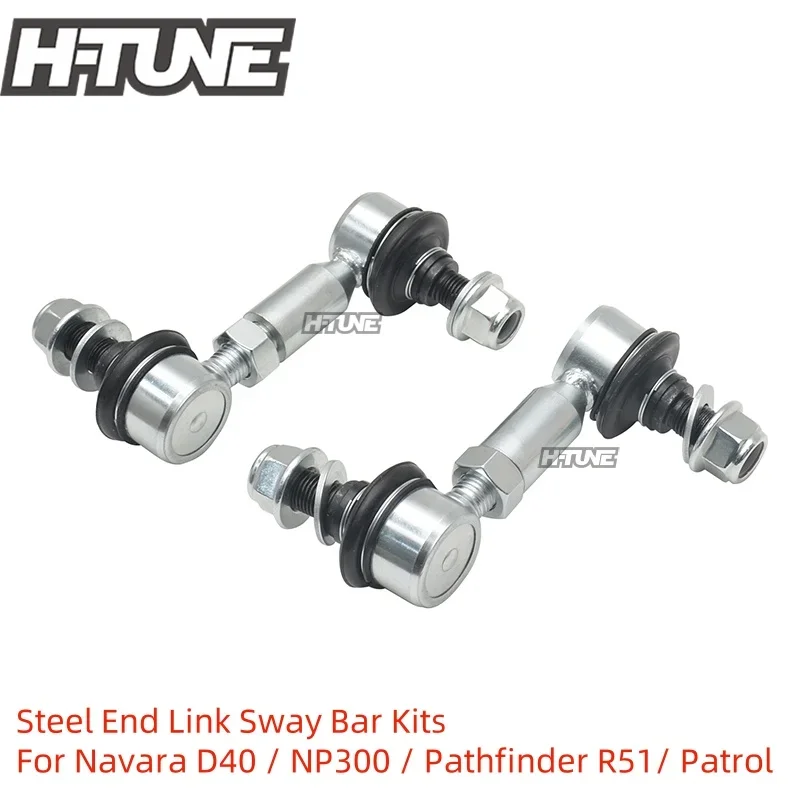 

Front Stabilizer Steel End Link Kits One Side Adjustable Sway Bar For Navara D40 / NP300 / Pathfinder R51/ Patrol / X-TRAIL