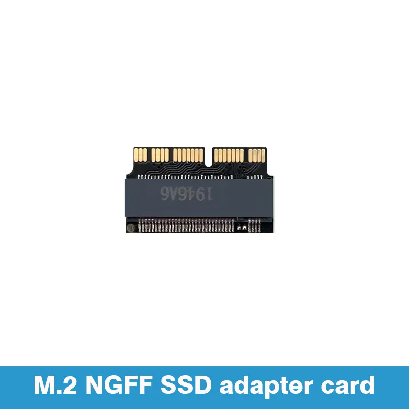 SSD Adapter Card M.2 NGFF to 2013 A1465 A1466 for 128GB 256GB 512GB Solid State Drive Compatible with Apple MacBook pro