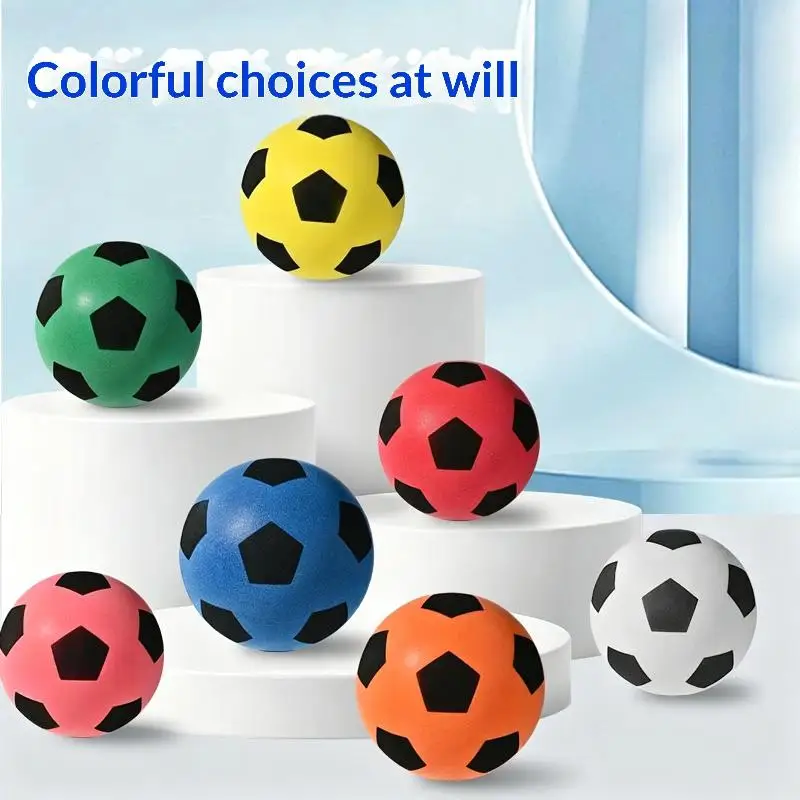 18 cm geräuschloser, federnder Ball aus weichem Schaumstoff, Indoor-Basketball, geräuschloses Spielzeug für Kleinkinder, Babys, Heimunterhaltung – Detail 1