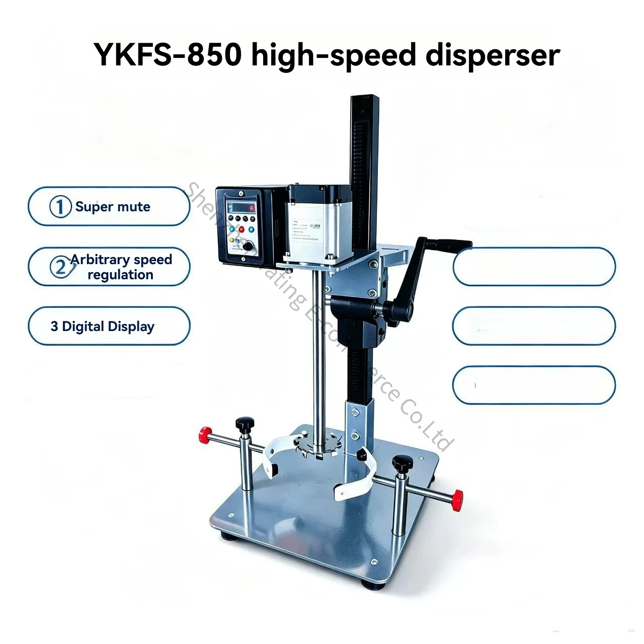 Laboratory Small Ultra-high Speed Large and Small Power Disperser Mixer Mixer Frequency Conversion Speed Regulation Display Lift