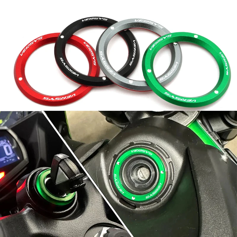 For KAWASAKI Versys 650 1000 Versys-x 300 VERSYS650 VERSYS300 VERSYS1000 Motorcycles Ignition Switch Cover Ring CNC Accessories