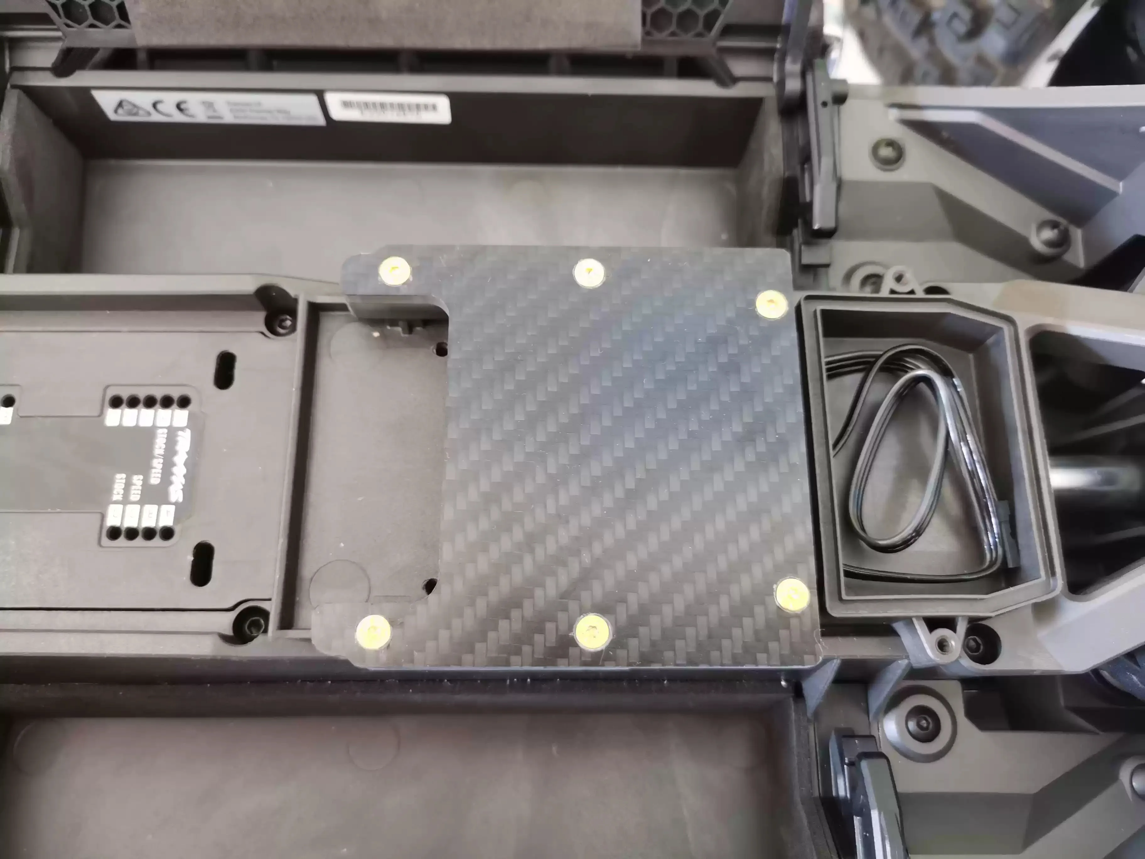 

ADU RACING CARBON FIBBER ESC MOUNT SET ESC PLATE FOR TRAXXAS XRT suitble with Catle XLX2 HOBBYWING MAX5 MAX5 G2 56118 56113