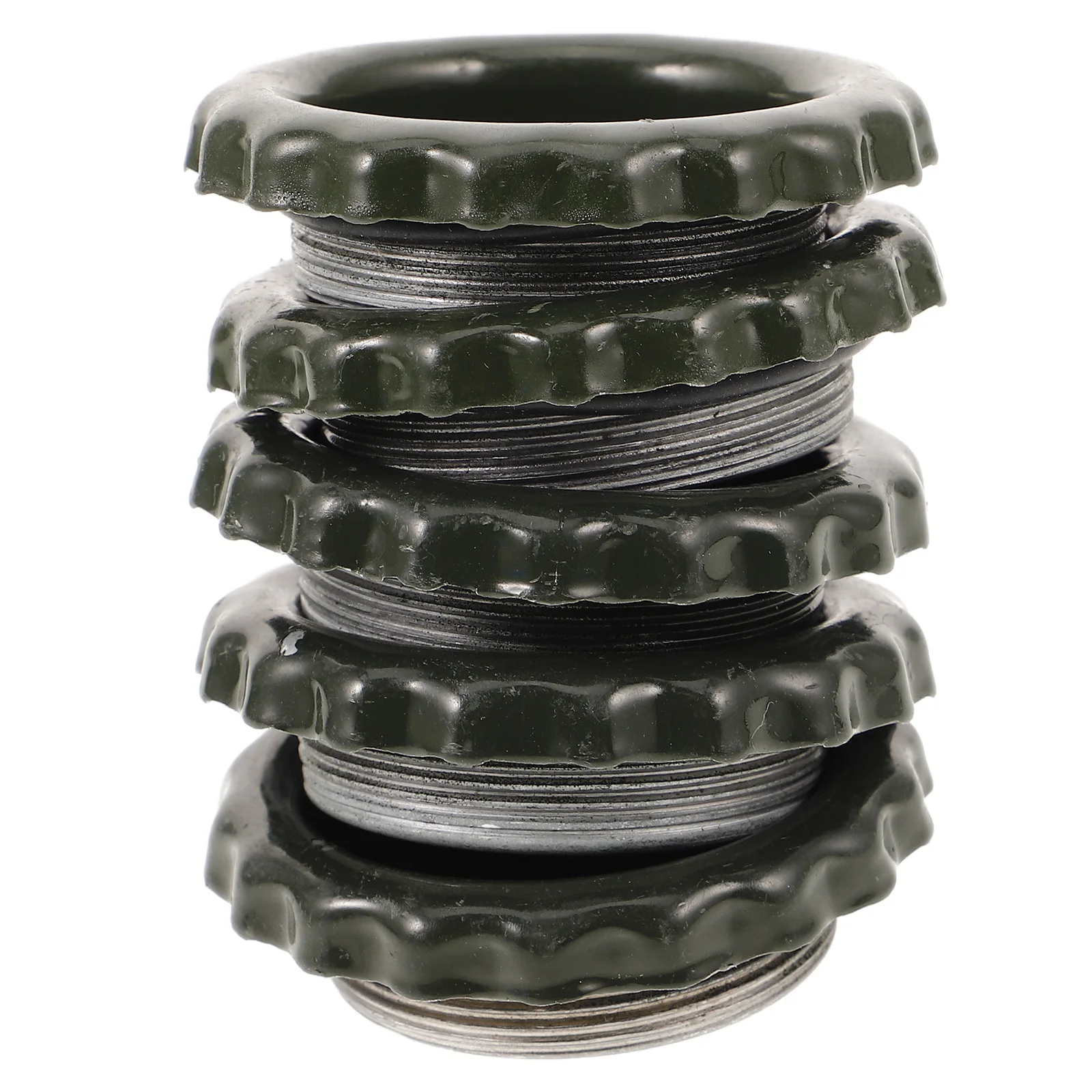 

5Pcs Oil Drum Lid Metal Steel Drum Bung Plug Caps Secure Seal Leak Proof Chemical Barrel Cover Bung Caps Chemical Barrel Cover