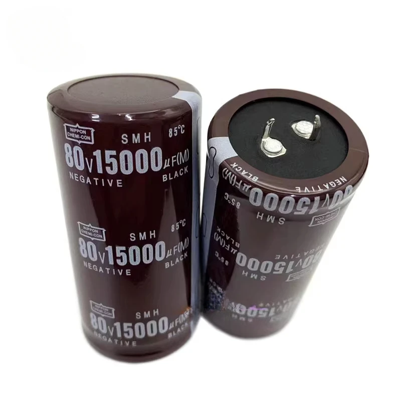 (1pcs)New NIPPON CHEMI-CON NCC 80V 15000uF Electrolytic Capacitor, 15000UF 80V Audio Amplifier Capacitor, Size 35X60/70mm