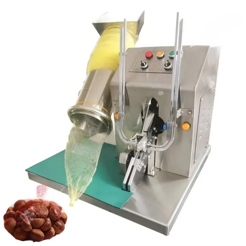 Customized Garlic Net Packing Machine Net Bag Packaging Machine Mesh Bag Tying Machine