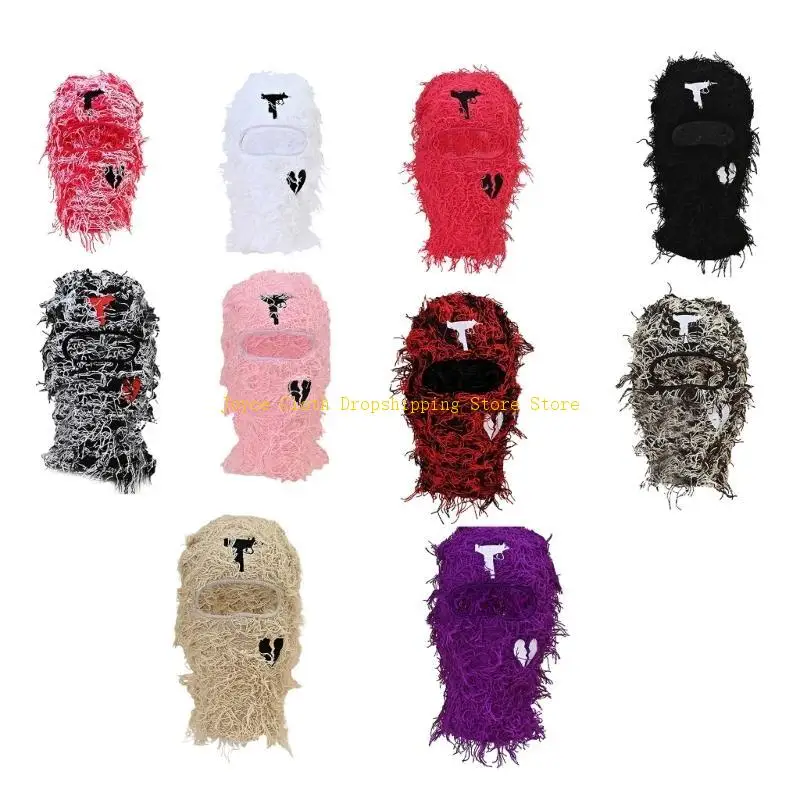 

Fun Robber Balaclava Head Covering Hats Halloween Gift Warm Wacky Beanie Hat 10CD