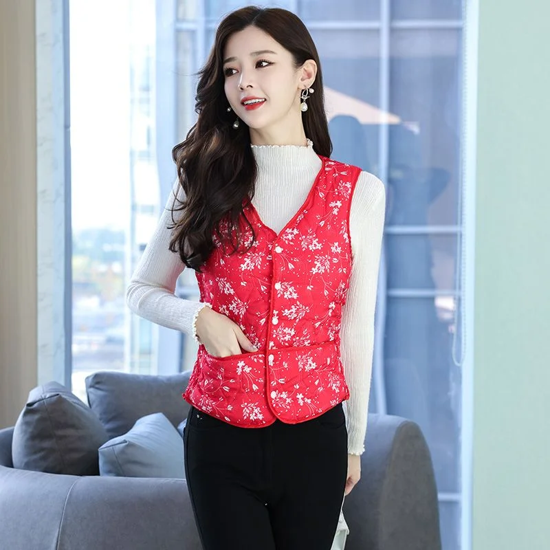 

Новинка 2025 года, пуховый хлопковый жилет, женский утолщенный теплый тонкий топ без рукавов