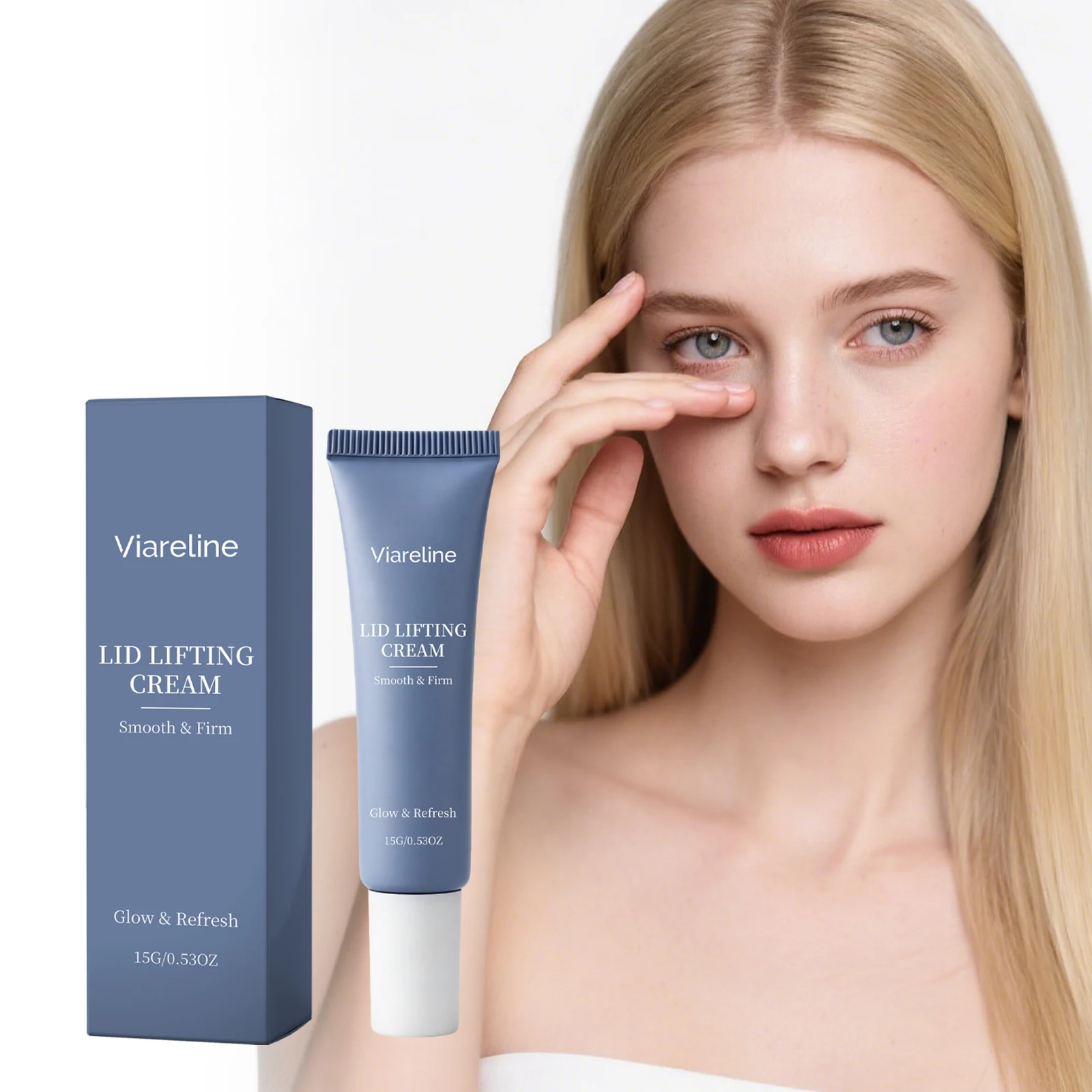 Viareline Eye Care Cream Anti Wrinkle Fade Fine Lines Puffiness Relief Eyebags Removal Treatment Dark Circles Lid Lift Firming