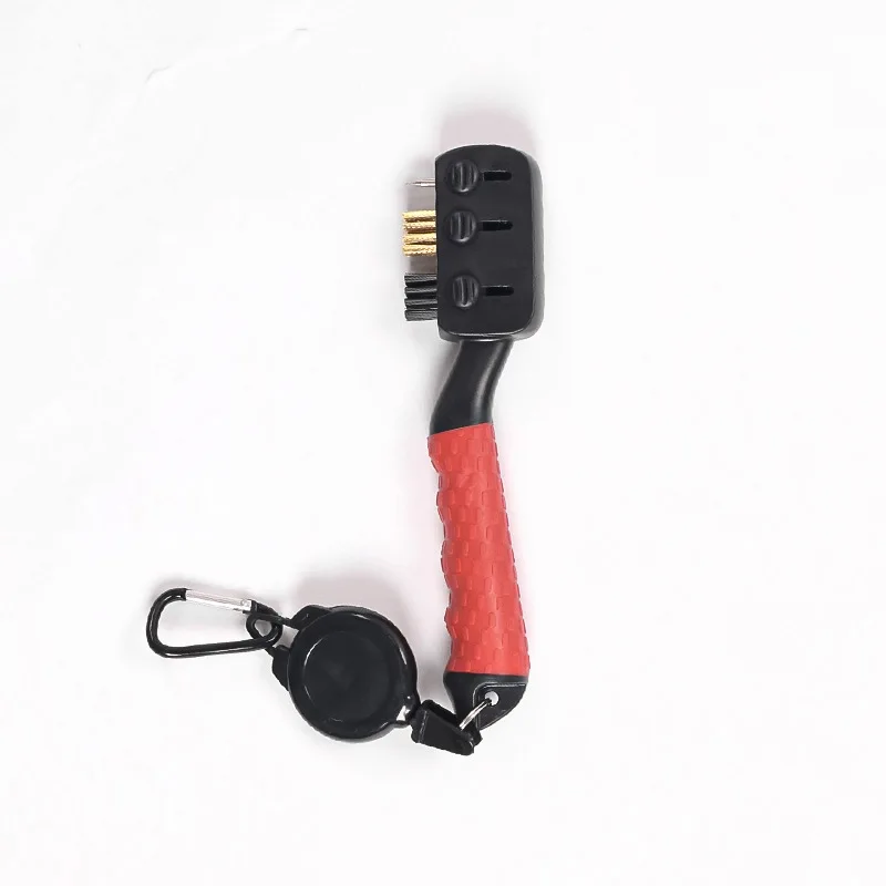 

Multifunction Plastic Golf Club Cleaner Brush Golf Accessories Non-Slip Handle Design Golf Brush Tool