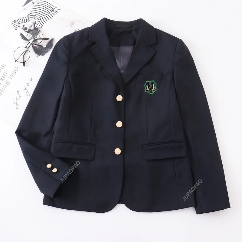 Retro Women's Single Piece Top Fashionable Women College Style Small Suit Brown Suitable for Women High Street Fashion Clothing