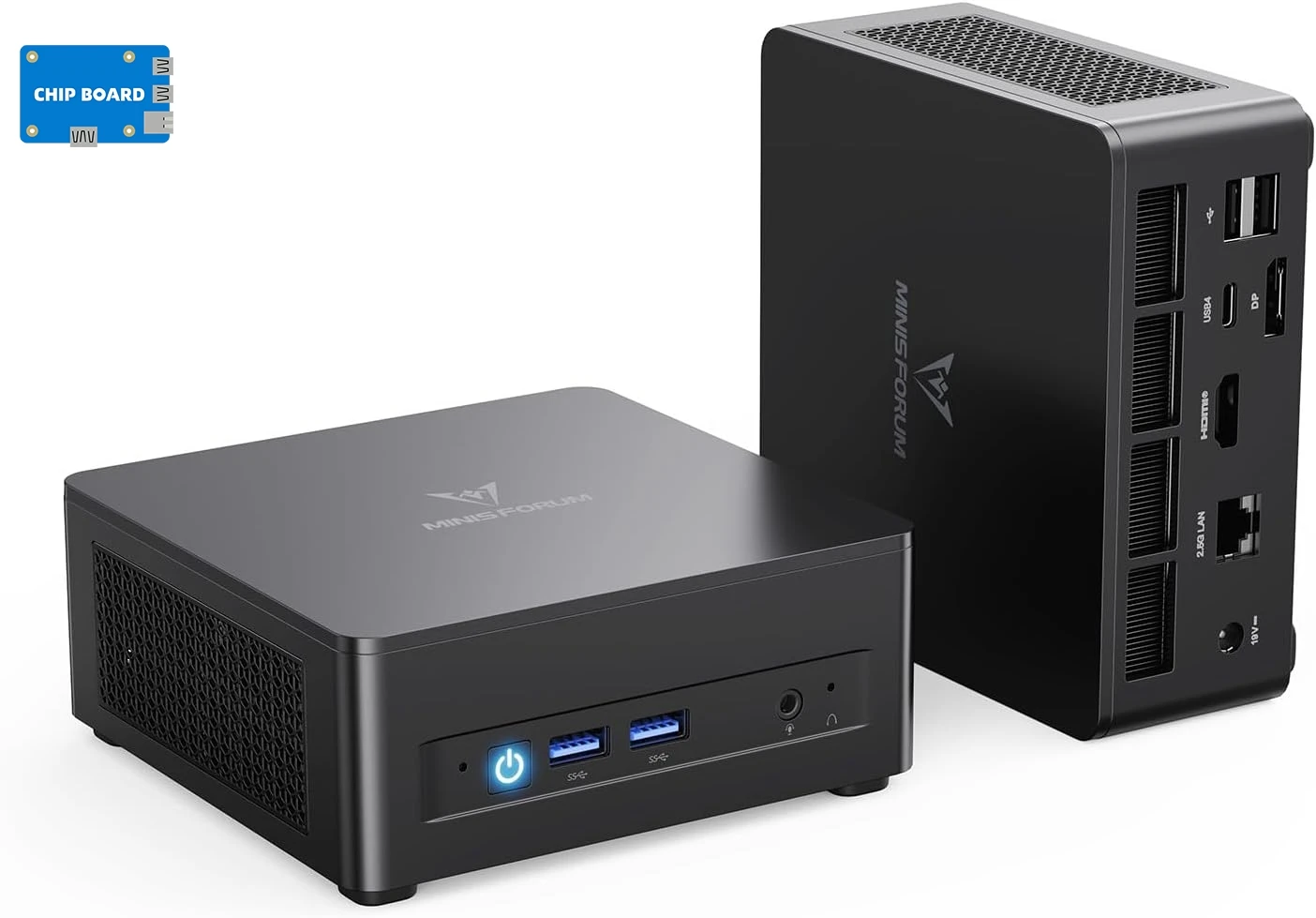 

Minisforum UM690Slim: AMD Ryzen 9 6900HX Mini PC, 32GB LPDDR5, 1TB PCIe 4.0, USB4/8K