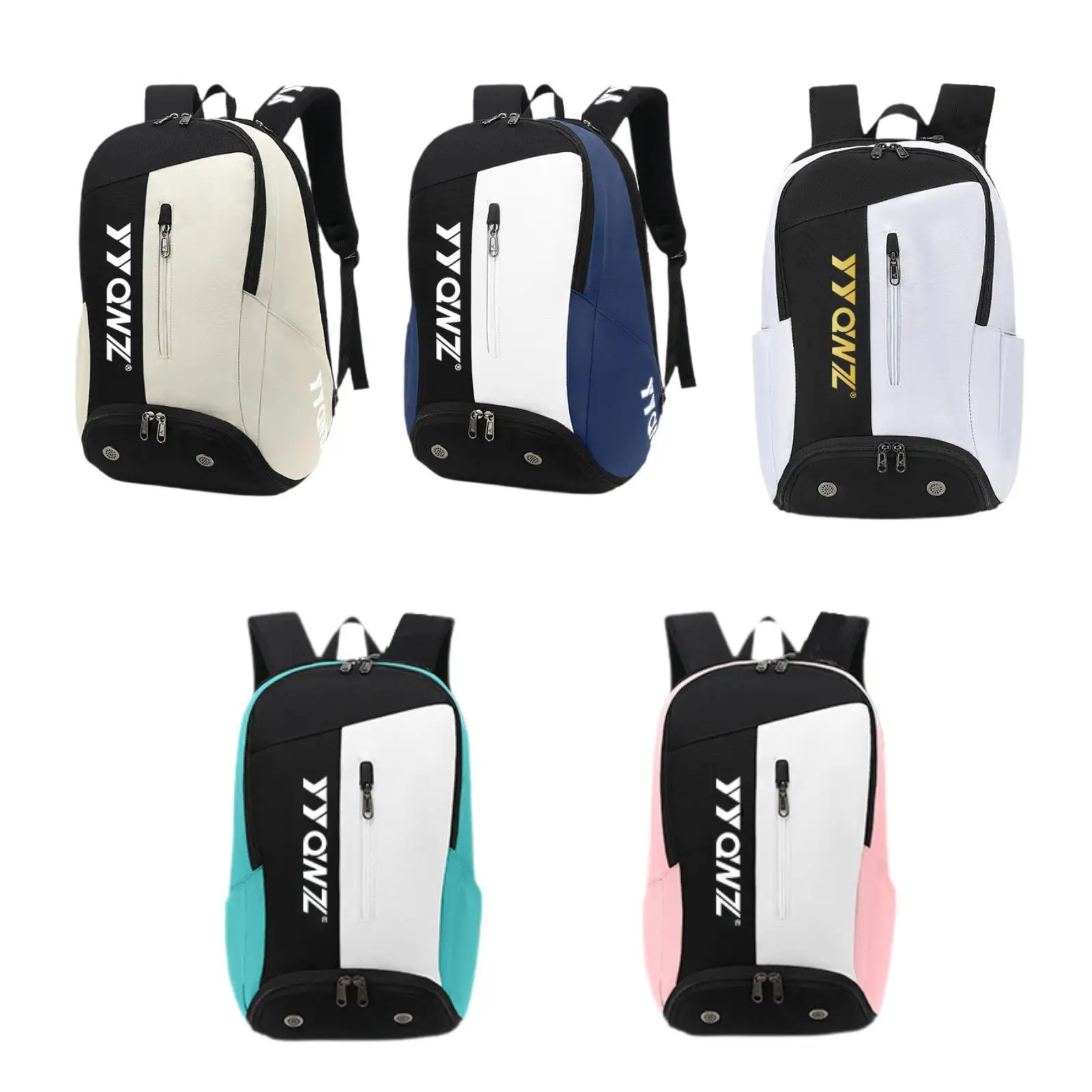 Badminton Bag for Women Men Tennis Backpack Paddles Bag Portable Shoulder Bag Sports Duffle Bag for Outdoor Sports Workout