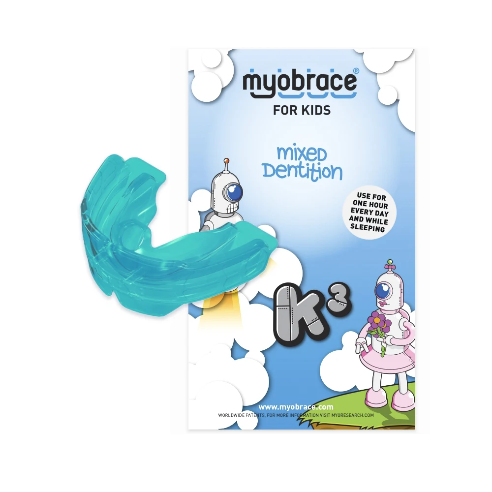 Myobrace Teeth Trainer K3/MRC Orthodontic Brace K3/Kids  teeth brace K3 ages 5-10/Mixed Dentition Orthodontic trainer appliance