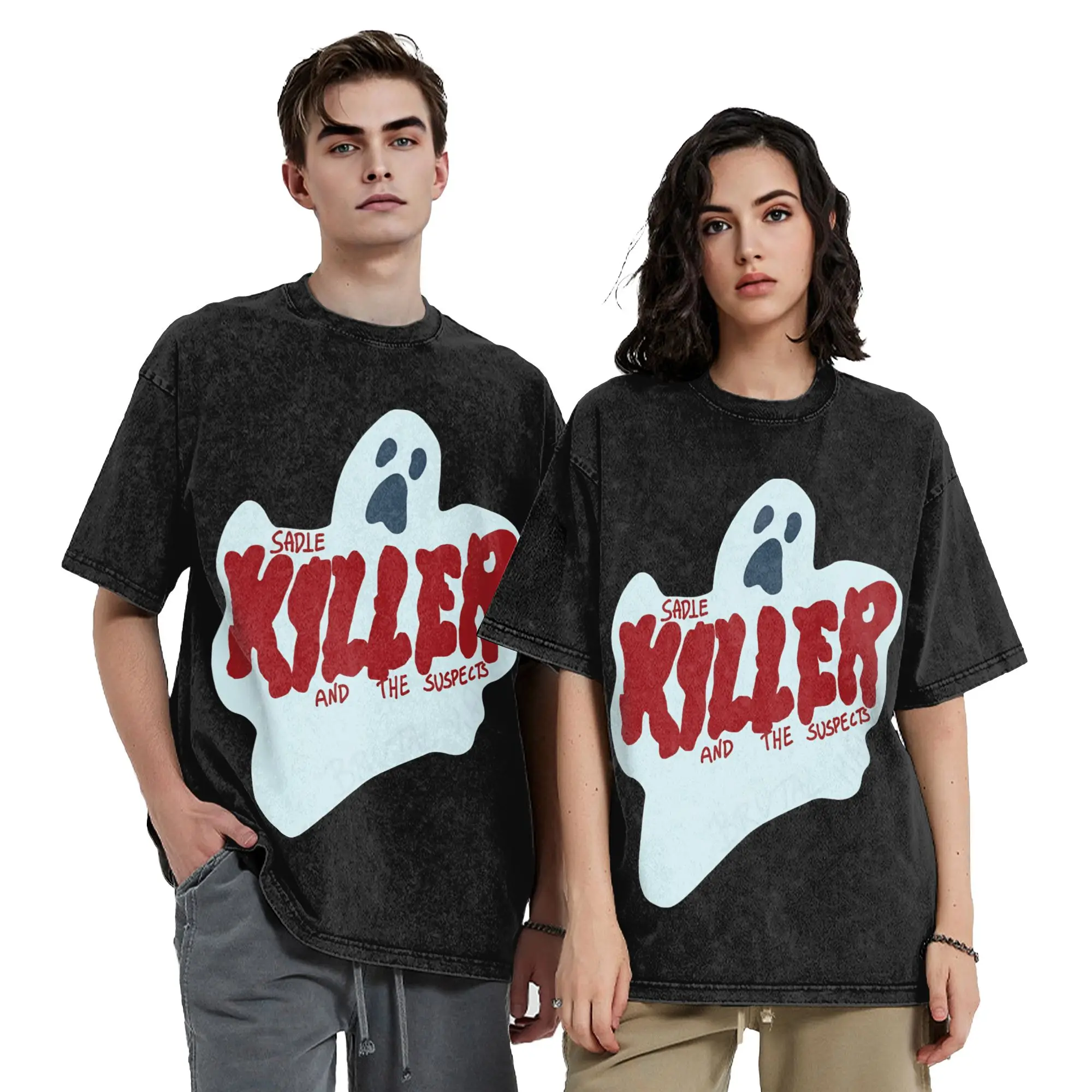 Washed T Shirt Sadie Killer Stevens Universes Hip Hop T-Shirts Harajuku  Streetwear Graphic Printed Tops Tee Shirt Men Women