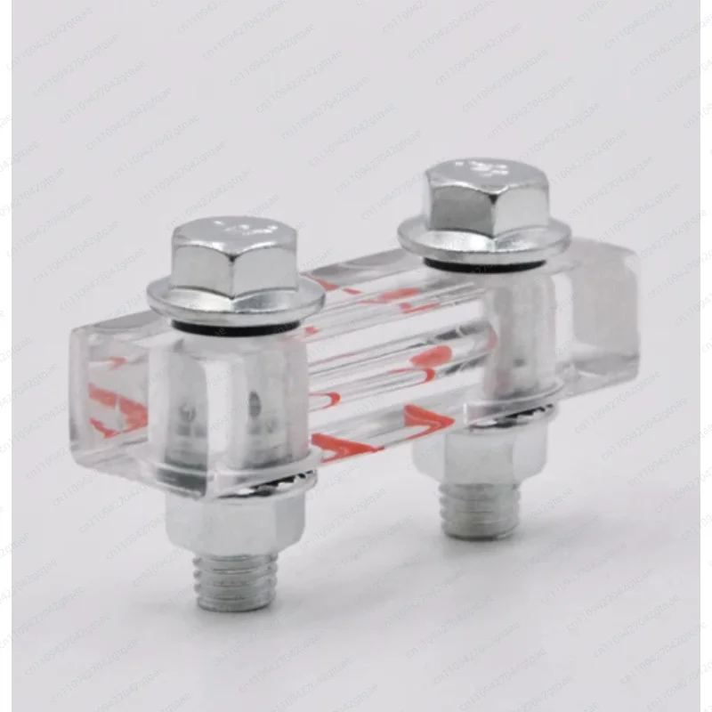 2pcs Air Compressor Oil Sight Glass - Screw-Type Oil Level Gauge with Temperature Resistant Window