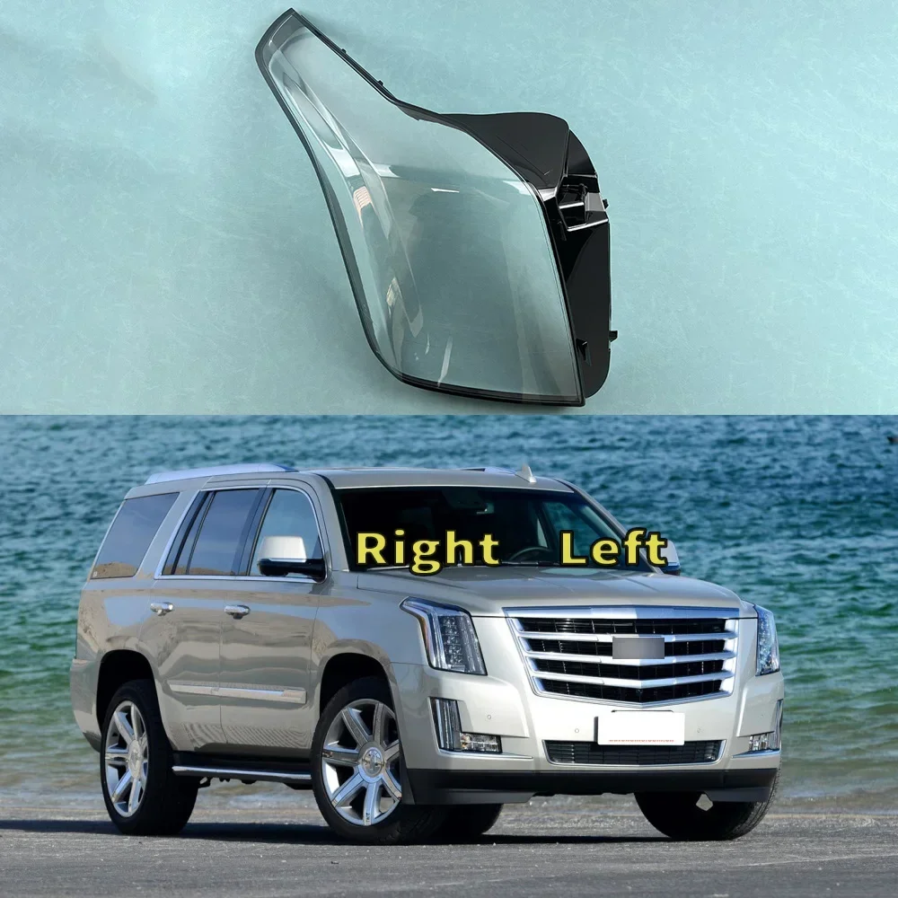 

Plexiglass Replace The Original Lampshade For Cadillac Escalade 2015-2019 Headlight Cover Lens Transparent Lamp Shell Lampcover