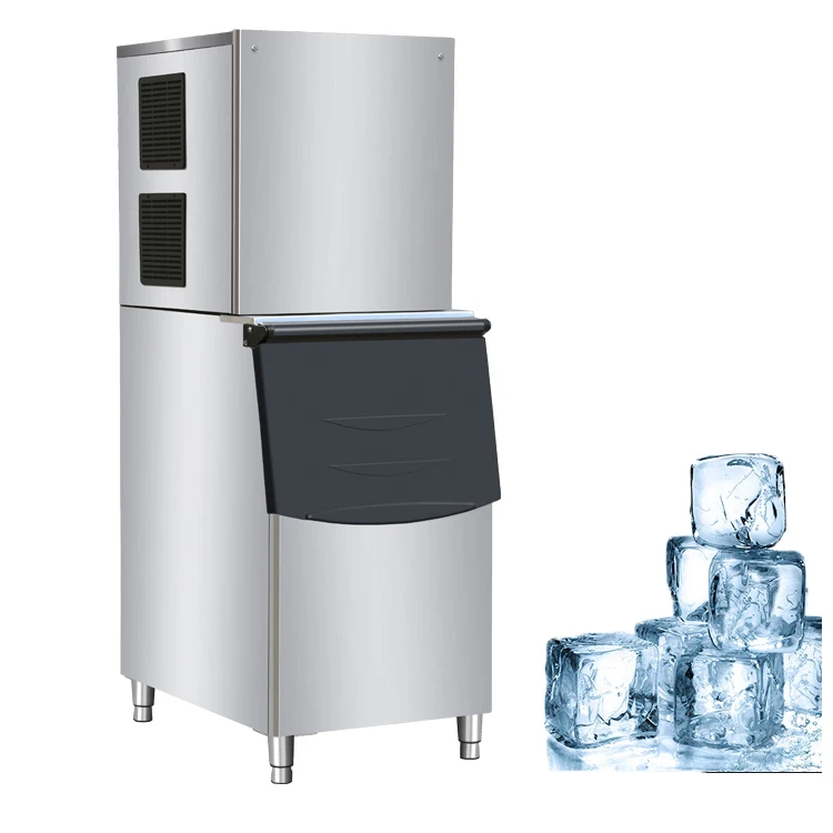 New Style 500kg Ice Maker Stainless Steel Commercial Particle Ice Maker Automatic cube Ice Machine