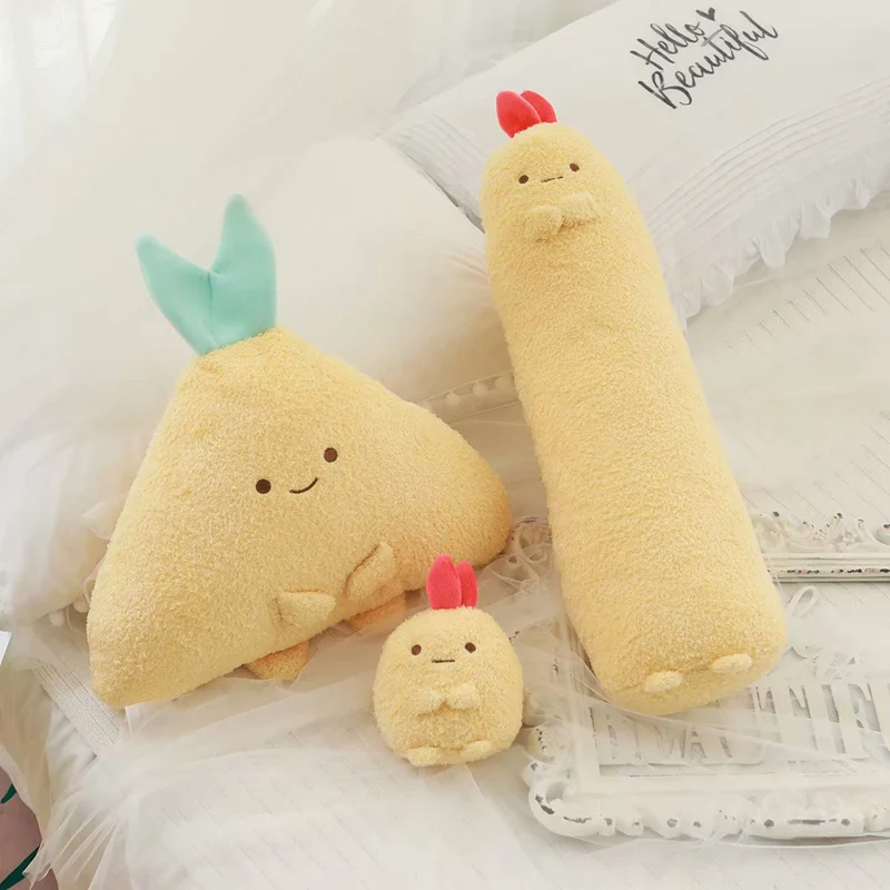 Nieuwe Knuffel Knuffel Pop Schattige Cartoon San-X Sumikko Gurashi Hanger Garnalen Lange Lichaam Tempura Kussen Kerstcadeaus