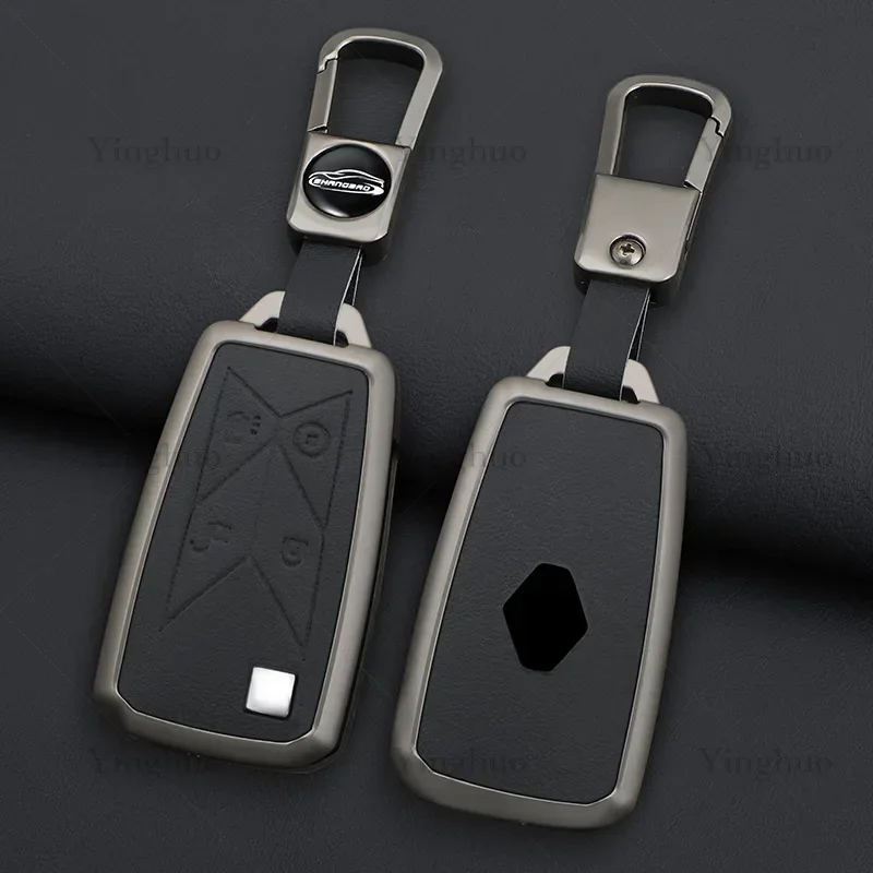 Zinc Alloy Car Remote Key Case Cover 4 Button For Renault Pickup Truck Lorry Gama Seris T C K Ignition Euro Keychain Accessories view 4