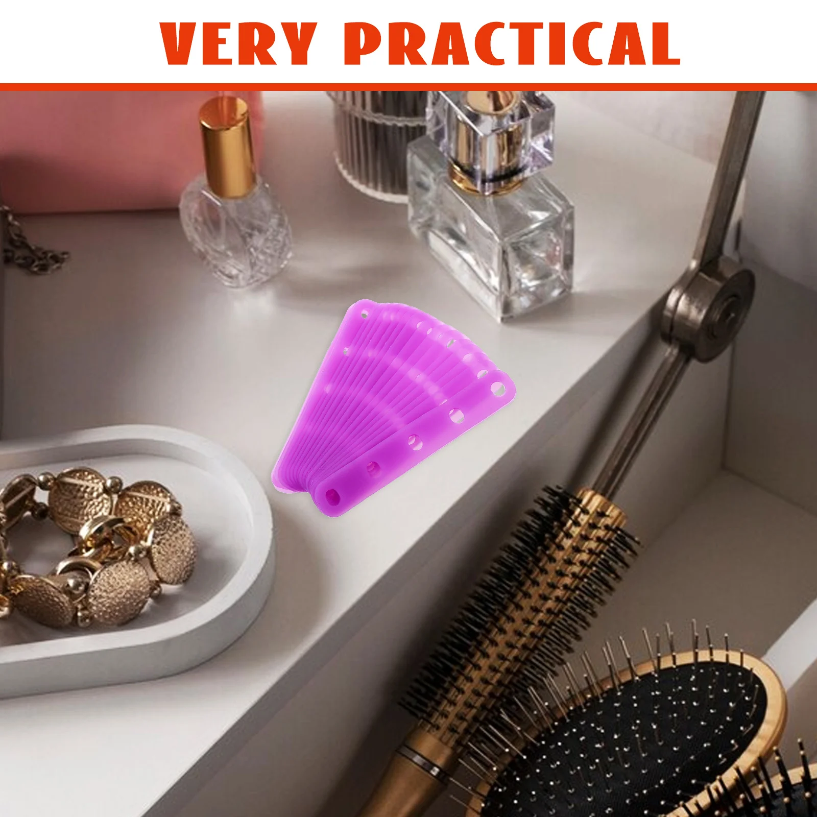 

20Pcs Perm Rod Replacement Silicone Bands Elastic Hair Roller Bands for Curling Styling Perm Tools Hair Roller Band