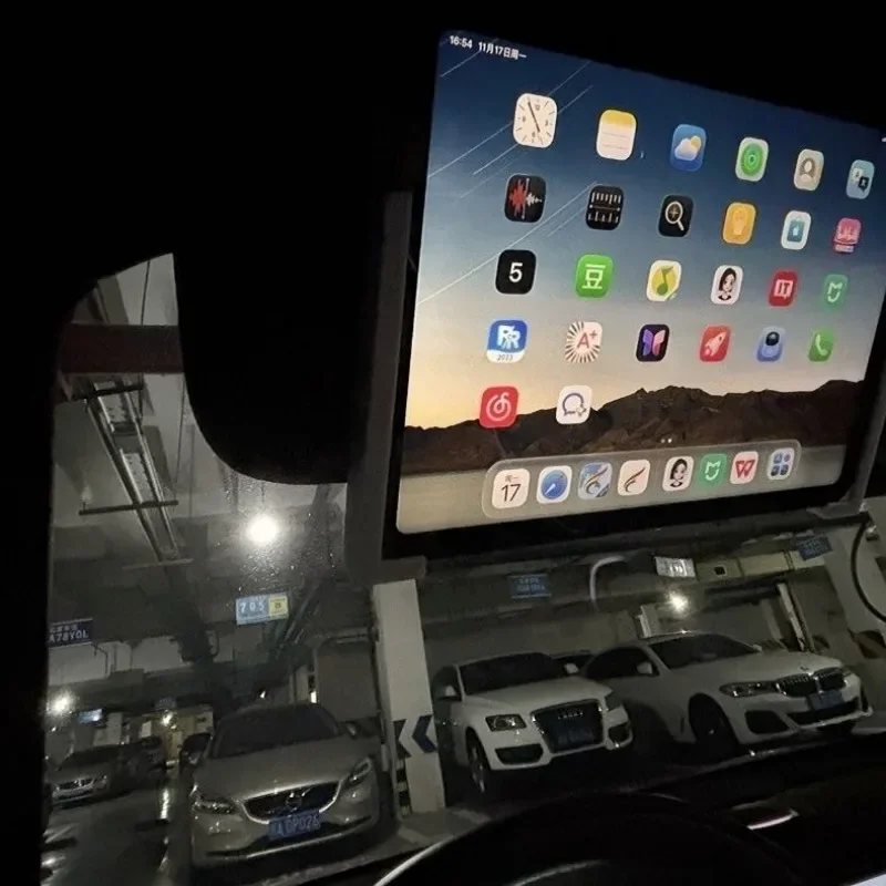 For Car Tablet Bracket Front and Co-pilot Special Plastic Buckle Car Visor Computer Bracket IPad Holder Interior Accessories