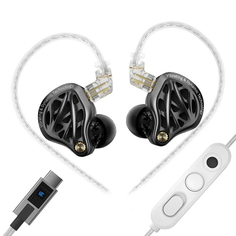 

KZ Vibe X Earphone Low Frequency Vibration Earbuds HiFi Deep Bass Headset Stereo Sound in-Ear Earphones for Gaming Music Custom