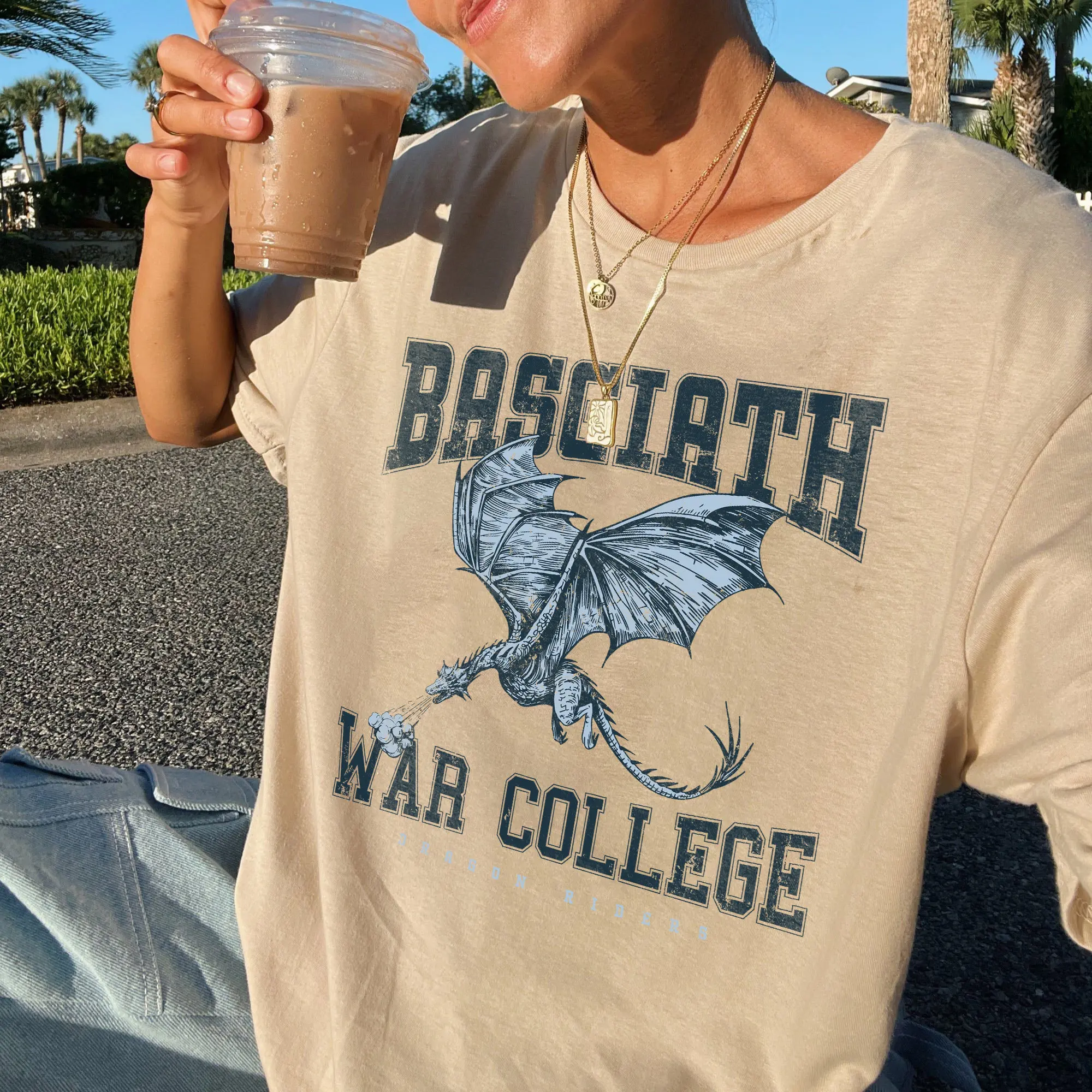 Fourth Wing Basgiath War College T-shirt Dragon Rider Bookish Graphic Tees Unisex Vintage Short Sleeve Oversized T Shirts