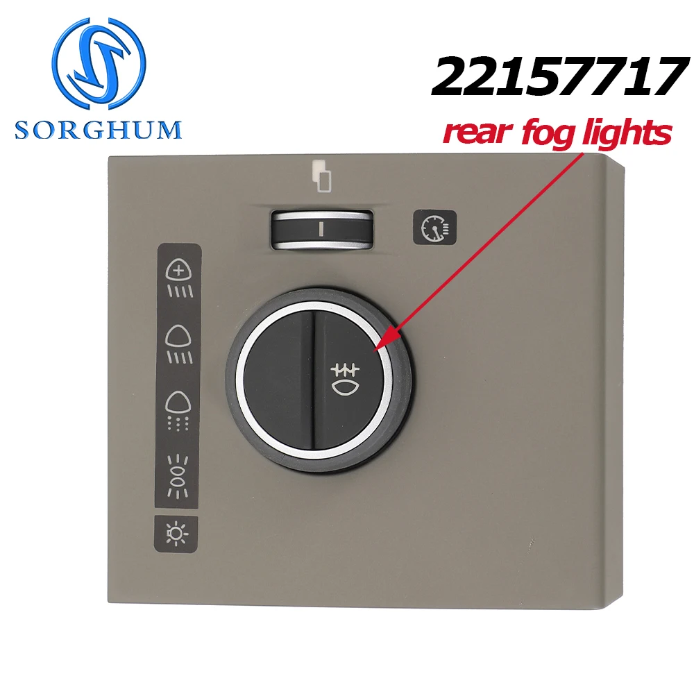 12V/24V 22157717 22157722 Für Volvo FM FH FM420 FH5 EURO 6 LKW Scheinwerferschalter Bedienknopf 21482698 23162321 – Detail 4