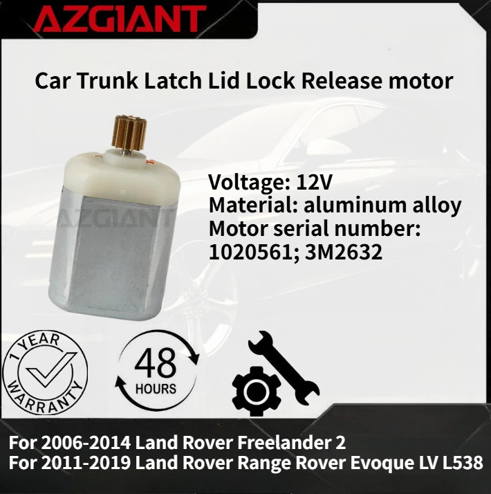 

For 2006-2014 Land Rover Freelander 2/Range Rover Evoque LV L538 Car Trunk Latch Lid Lock Release motor New high-quality parts